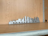 Kansas City Skyline Metal Wall Art with Powder Coat