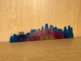 Kansas City Skyline Metal Wall Art with Powder Coat