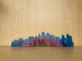 Kansas City Skyline Metal Wall Art with Powder Coat