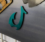 Fish Hook Bottle Opener with Powder Coat, Handmade, Magnetic or Keychain