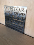 Mentor Teacher Metal Wall Art